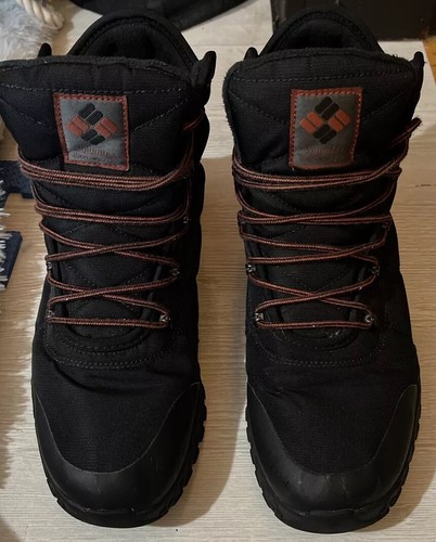 Columbia Fairbanks Wanderschuhe Herren Größe 13 Omni-Heat wasserdicht mittel schwarz rost - Bild 2 von 7