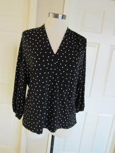 adrianna papell polka dot top