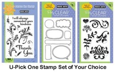 U-Pick Hero Arts Stamp of Your Choice, Rubber Cling or Clear, Brand NEW NIP