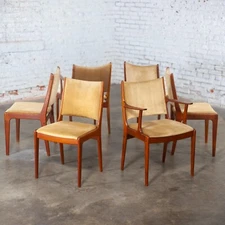 6 Scandinavian Modern Teak Dining Chairs Uldum Mobelfabrik att Johannes Andersen