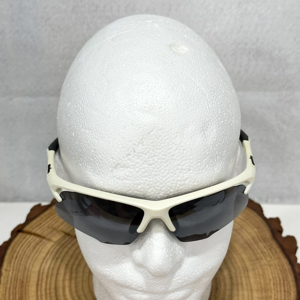 Ironman 1802 Sunglasses Vintage Blade White Polarized Y2K Wrap - Image 4 of 4