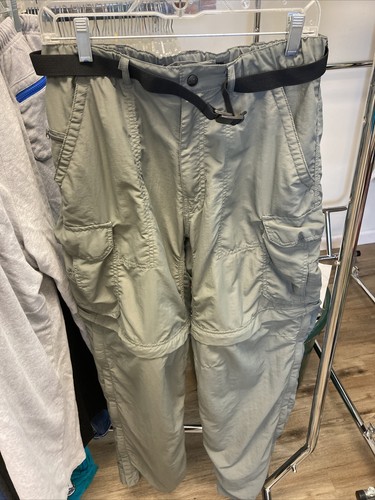 REI CARGO PANTS MENS GREEN SIZE MEDIUM 