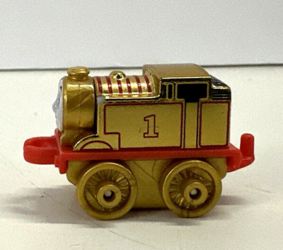 Rare Gold Thomas The Train Mini THOMAS Metallic Series by Mattel 2014 Gullane