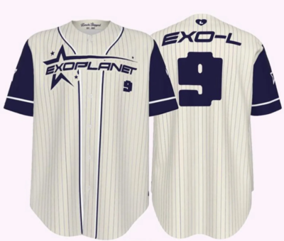EXO Baseball Jersey for EXO - L Kpop Shirt Merch Perfect Outfit