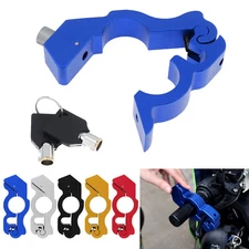 Motorcycle Handlebar Lock Grip Brake Lock Heavy Duty Anti Theft For Scooter ATV