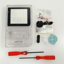 GBP Nintendo Game Boy Pocket Replacement Housing Shell Screen Clear USA 