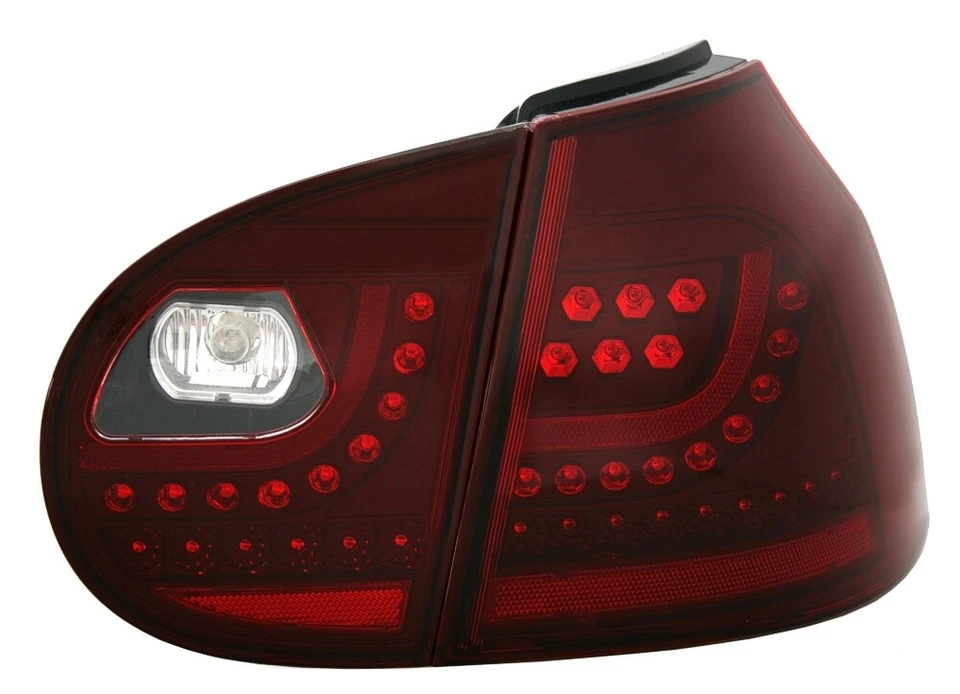 Juego de luces traseras LED estilo urbano JOM en rojo cereza para luces traseras VW GOLF 5 V - Imagen 4 de 4