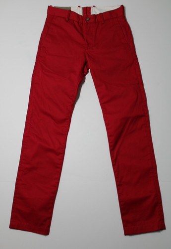 Levi Strauss Levis 511 Chino Mens Pants Slim Flat Front Red Size 28 x 32 |  eBay