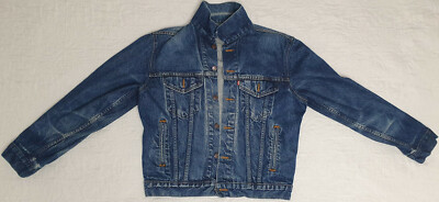Levi's Jeans Trucker 70506 Denim Jacket Size 40 Made In USA blue Jeansjacke