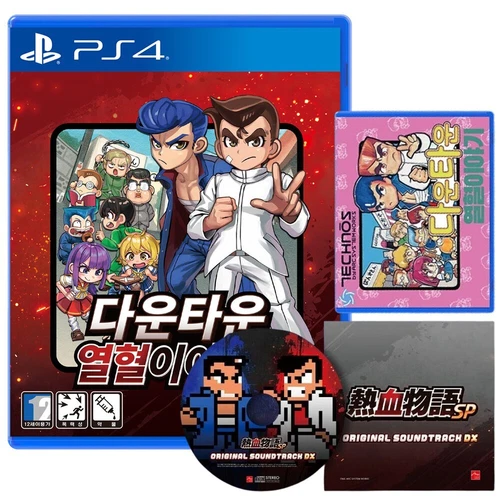 PS4 River City Rival Showdown + OST [English Support] Korean Japanese Chinese
