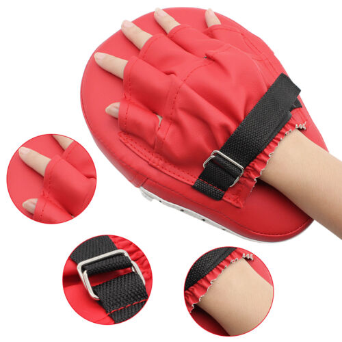 2pcs Boxing Focus Mitt Pads Training Punch MMA Strike Curved Pads Kick Muay Thai - Picture 8 of 12