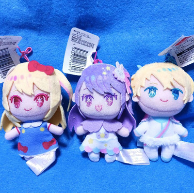 Oshi no Ko × Sanrio Characters Plush doll Mascot Ai & Aqua & Ruby Set of 3