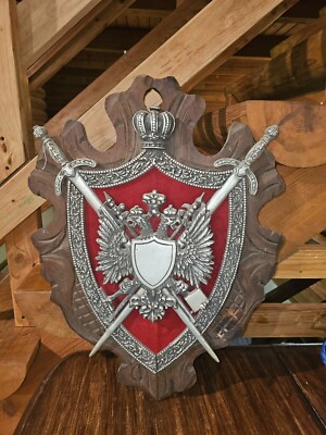 Double Headed Eagle Phoenix Coat of Arms Shield