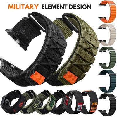 Nylon Loop Ersatz für Iwatch Apple Watch 42-49 Series 10 9 8 7 6 SE 5-1 Armband