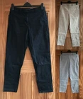 M&S Collection Yellow Beige Stone Cotton Chinos Capri Trousers Size 10 - 12