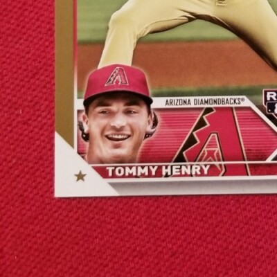 2023 Topps GOLD Tommy Henry ROOKIE RC #336 Arizona Diamondbacks