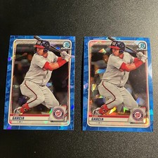 2020 Bowman Chrome Sapphire Luis Garcia Washington Nationals #BCP-114