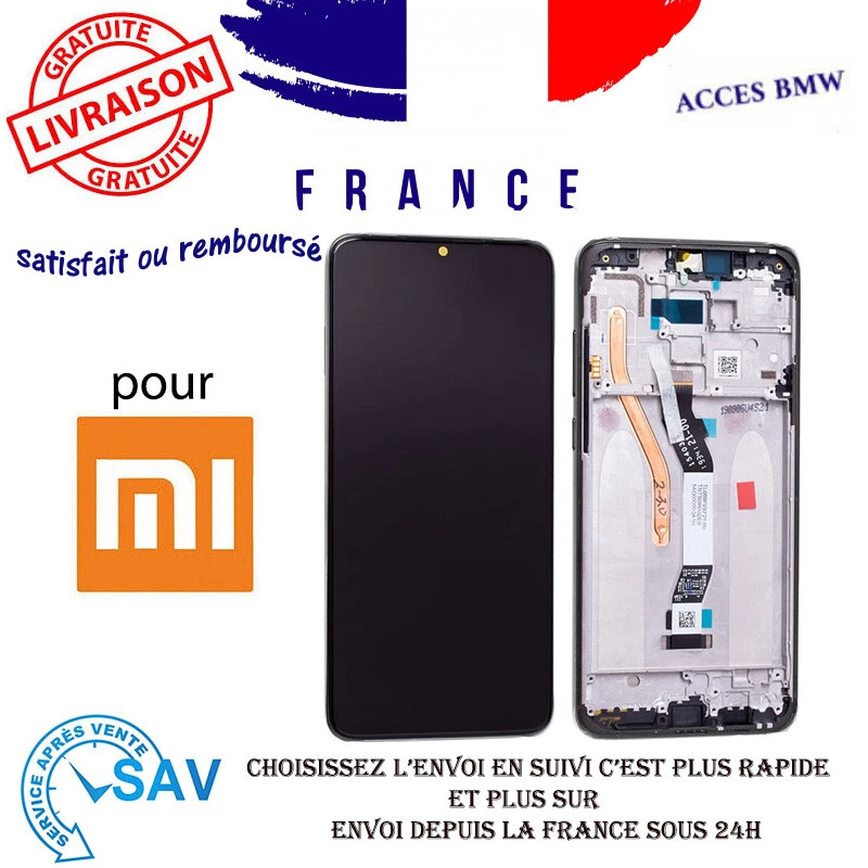 Originale Ecran LCD Complet Noir Avec Châssis Pour Xiaomi Redmi Note 8 PRO - Photo 1/1