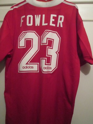 Liverpool 1995-1996 Home Fowler 23 Football Shirt Size XL /50034 UK