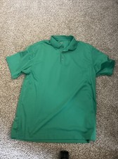 Nike Golf Tour Performance Dri Fit Golf Polo Shirt Size L Large Solid Green