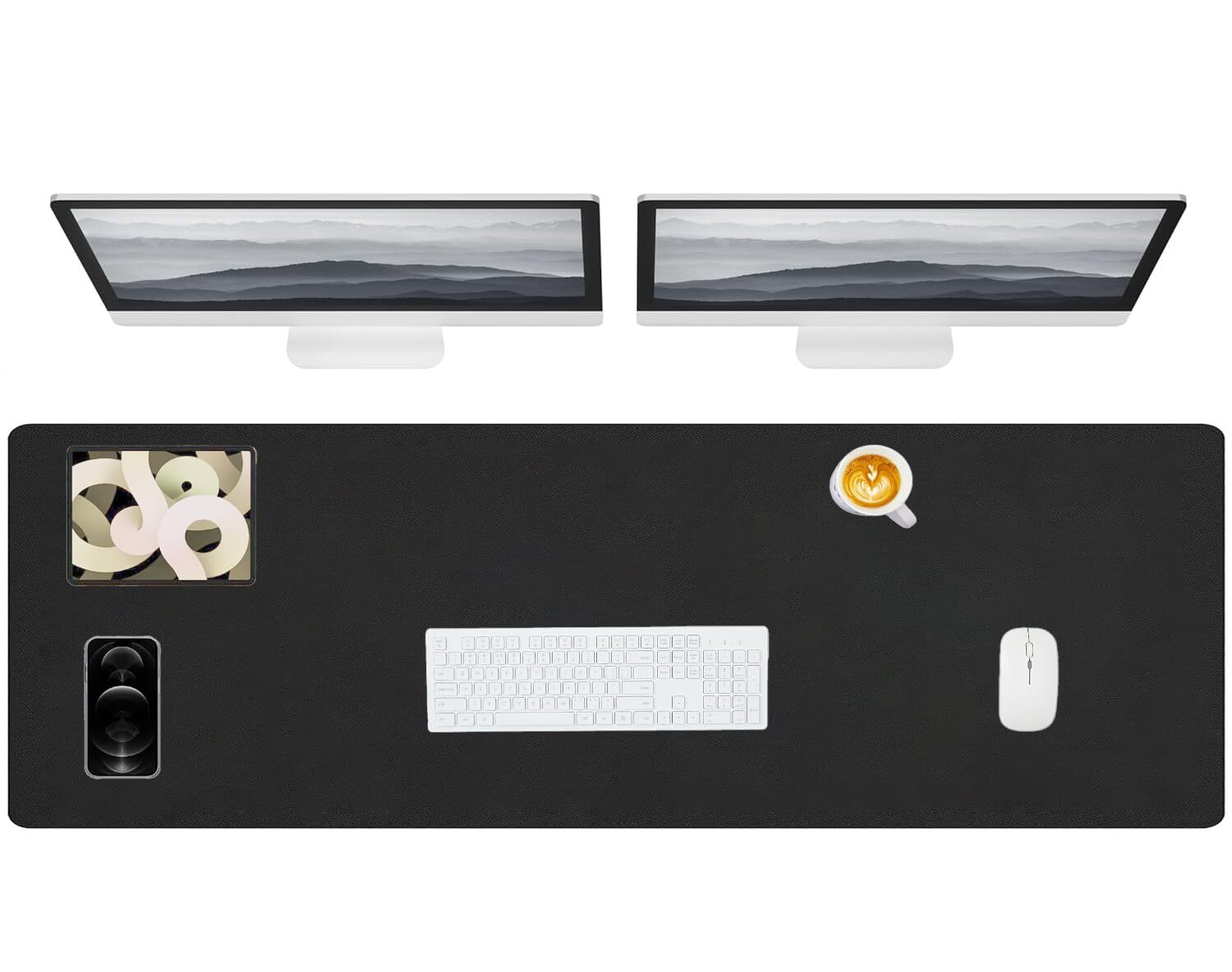 Desk Pad Protector Office Desk Mat Non-Slip Large Mouse Pad Waterproof Desk B...