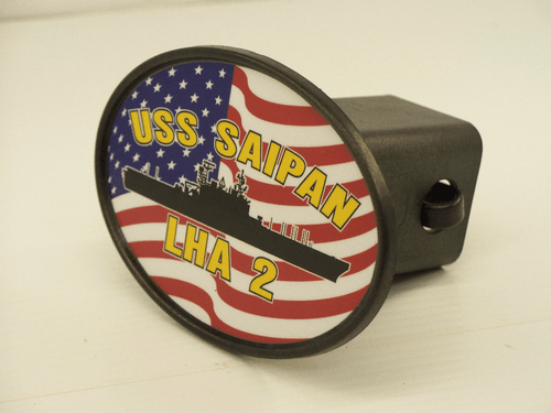 USS SAIPAN LHA 2 Hitch Cover Military USN U S Navy - Picture 3 of 4