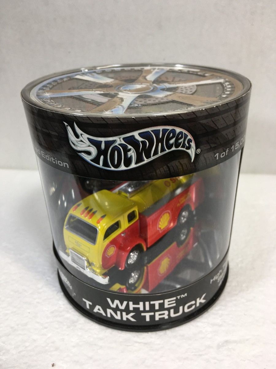 HOT WHEELS WHITE TANK TRUCK SHELL HIGH TEST SERIES 4 of 4