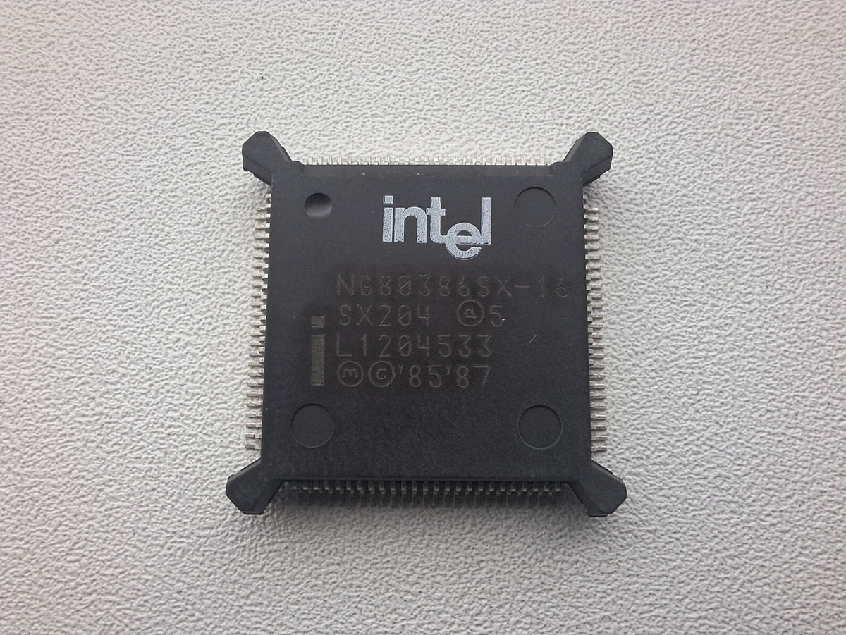 CPU　まとめ売り Intel NG80386SX-16 SX204 @5 uncommon 80386 16MHz vintage CPU new