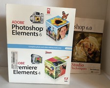 Adobe Photoshop Elements 6 PC Retail Big Box W/ Manual  Inserts  Studio Tech