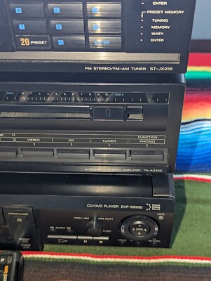 Vtg Sony TA-AX335 Stereo Amplifier + Sony ST-JX235 Stereo tuner +
