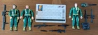 GI JOE Cobra Grunt Zap Steeler 2004 With File Card Comic Pack Figs & Weapons Lot
