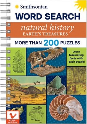 Smithsonian Word Search Natural History: Earth's Treasures (Spiral Bound, Comb o
