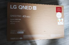 LG 43QNED70A6A (2025) QNED HDR 4K Ultra HD Smart TV, 43 inch