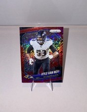 /49 Kyle Van Noy —— FOTL Red Shimmer Prizm —— 2025 Panini Prizm —— Ravens