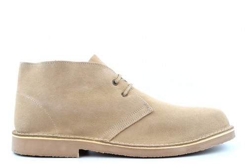 Botas de Cuero para Hombres Botas del Desierto Talla 13 Talla 14 Talla 15 Gamuza Real Cuero Piedra - Imagen 6 de 6