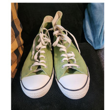 Converse Chuck Taylor All Star High Top Green Canvas Lace Up Men's Sneakers