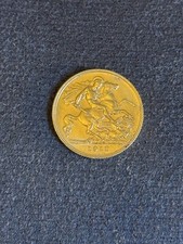 George V 1912 Gold 1/2 Sovereign Coin