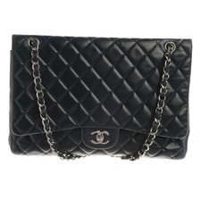 Chanel Schultertasche Blau Sehr gut