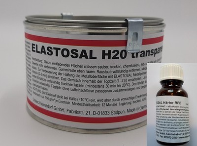 BUNDLE ELASTOSAL H20 300g Dose Schawrz + ELASTOSAL HÄRTER RFE 10g Flasche