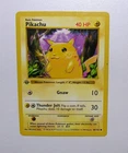 1999 Pokémon Base Set First Edition Shadowless Pikachu