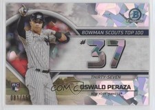 2023 Bowman Scouts Top 100 Atomic Refractor 81/150 Oswald Peraza #BTP-37 0e7u