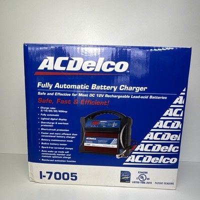 ACDelco Fully Automatic Battery Charger 12 Volt Lead Acid Batteries (Open box)