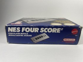 Nintendo NES Four Score Boxed With Manual Complete Four Player Module Accessory
