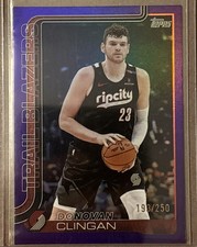 2025-26 Topps Donovan Clingan Purple  193/250 🔥 Portland Trail Blazers 