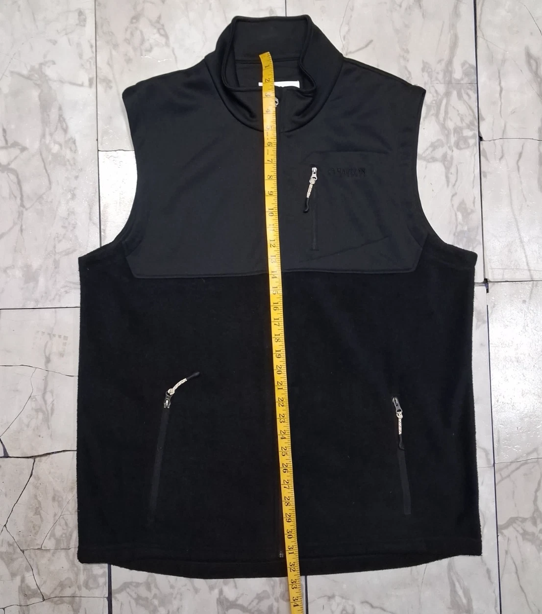Magellans Travel Gear Vest Men XXL Beige Full Zip Pockets Outdoor Hiking Fishing image 2