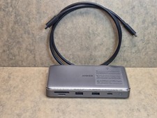 Anker 563 USB-C Hub 10-in-1 Docking Station Dual 4K HDMI Monitor 5Gbps