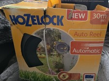 Hozelock 30m Auto Reel Garden Hose Wall Mounted Automatic Retractable Hose Reel
