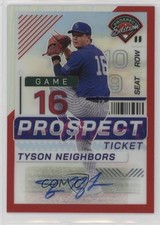 2024 Panini Prospect Edition Red Prizm Signatures /199 Tyson Neighbors Auto 16wc