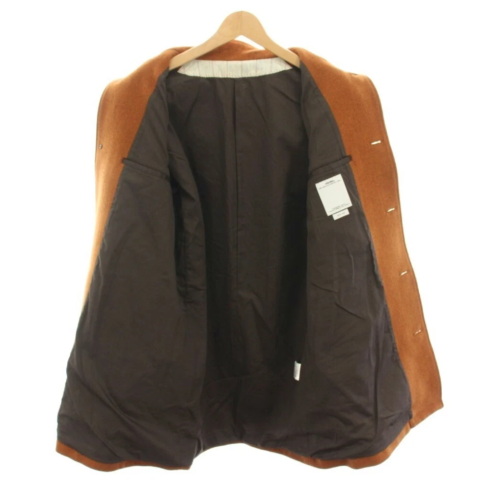 Mens Visvim VISVIM 16AW Herge Coat Wool Coat Outer Linen Blend With Tag and Case - Image 3 of 4