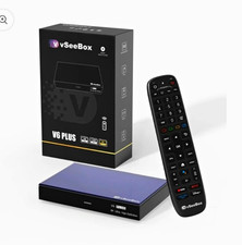 vSeeBox V6 Plus 4K Android TV Box 4GB/64GB HDMI Remote Black